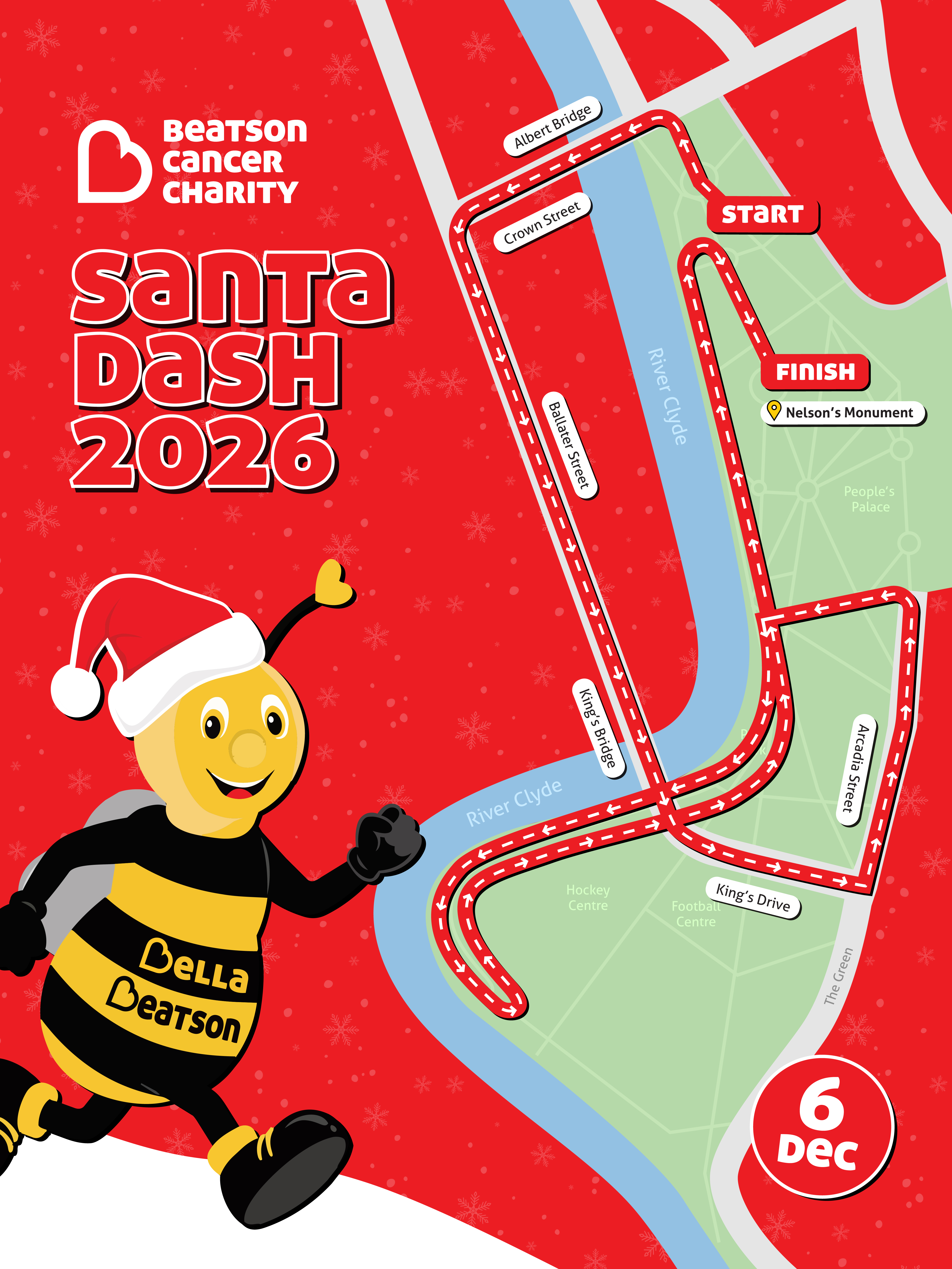 Santa Dash Map 2026